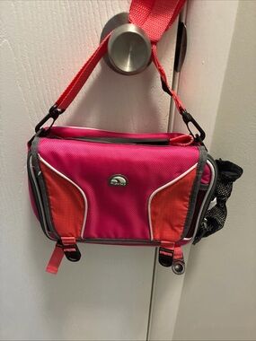 Igloo Pink and Orange insulated lunch tote